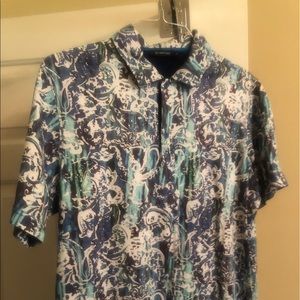 Men’s bugatchi sz L Polo like new